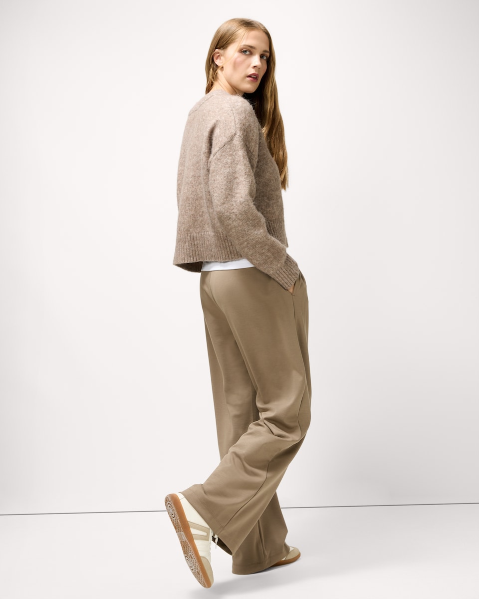 image 1 of F&F Scuba Panelled Trousers in Tobacco