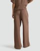 image 3 of F&F Wide Leg Elasticated Trousers in Brown