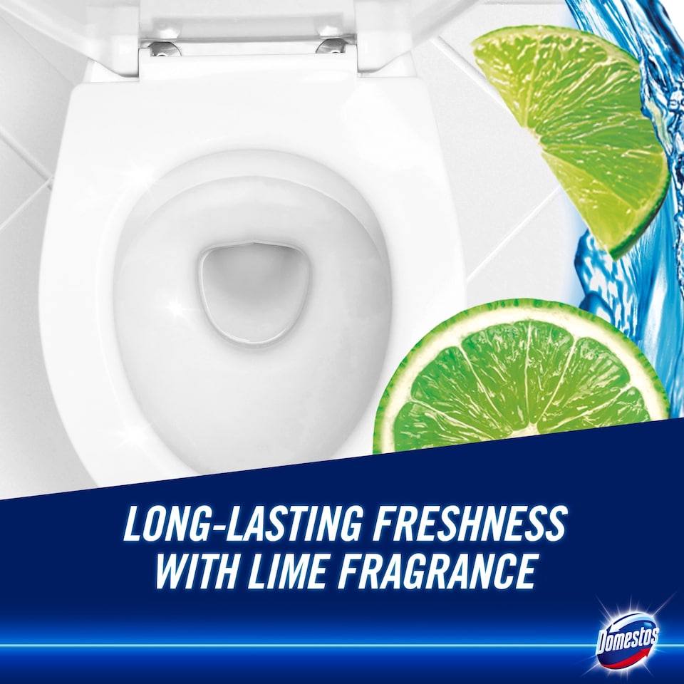 image 1 of Domestos Power 5 Lime Rim Block 55G