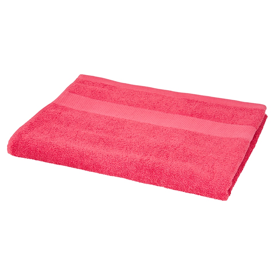 Tesco Pink Great Value Bath Sheet