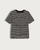 image 5 of F&F Pure Cotton Striped Short Sleeved T-Shirt in Multi Brown