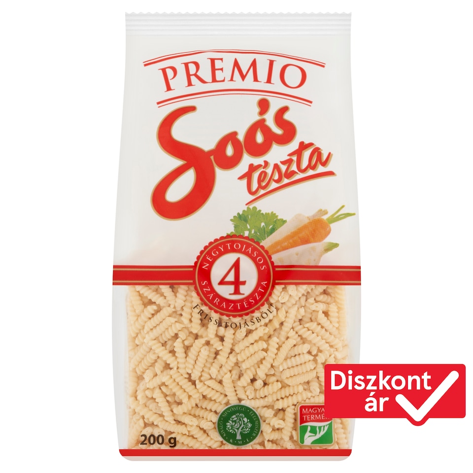 Soós Premio Rotini Dried Pasta with 4 Eggs 200 g
