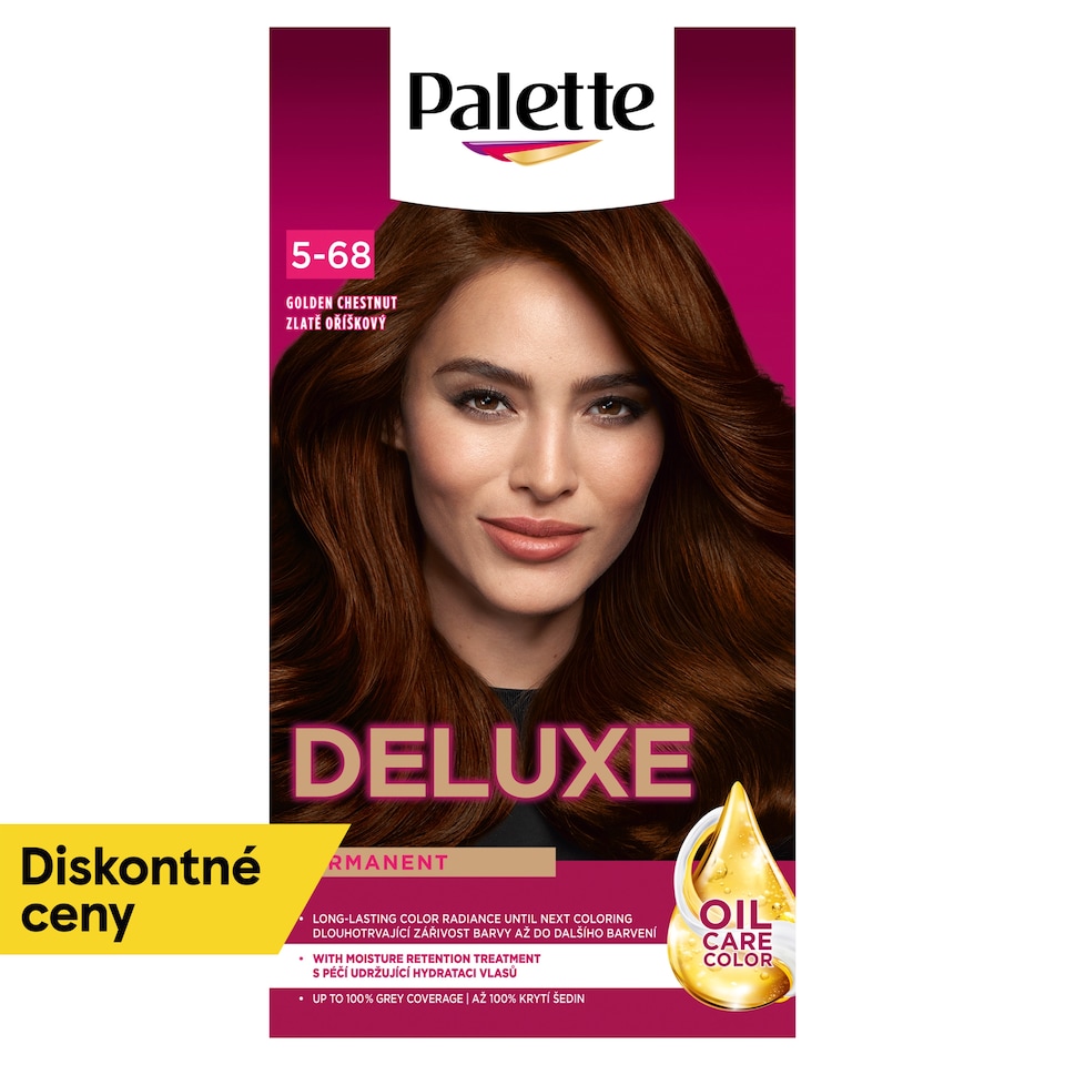 image 1 of Palette Deluxe Hair Color Golden Chestnut 5-68