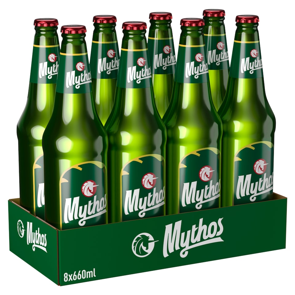 image 1 of Mythos Premium Greek Lager Beer Bottle 660ml