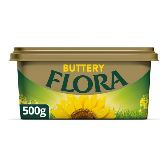 Flora Buttery Spread 500G Tesco Groceries