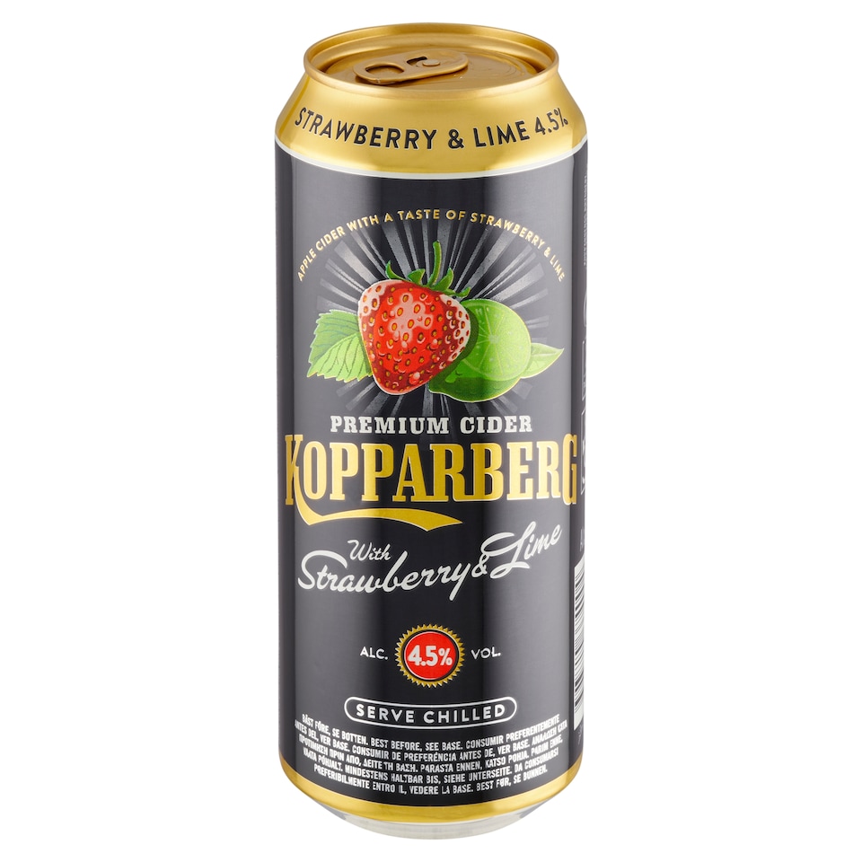Kopparberg Jablkový cider s príchuťou jahoda-limetka 500 ml
