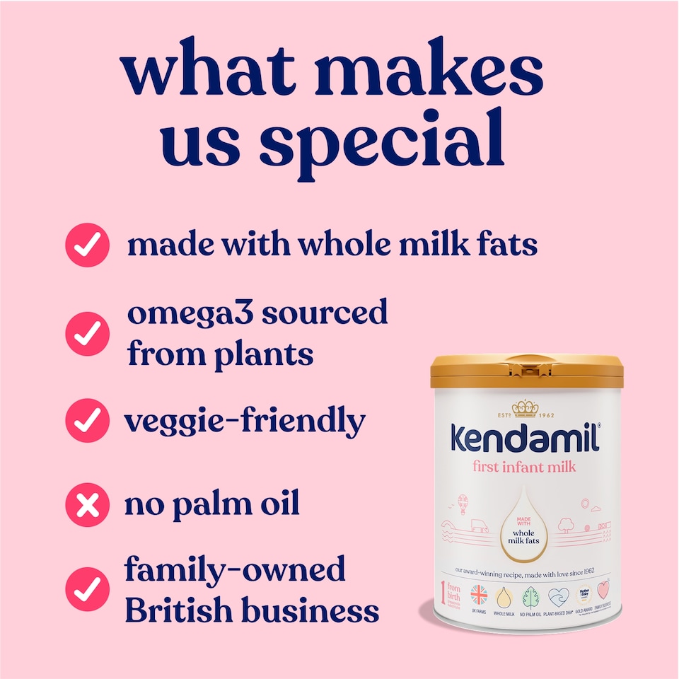 image 1 of Kendamil First Infant Milk 1 From Birth 800G
