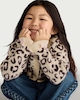 image 2 of F&F Girls Animal Print Cardigan in Multi Brown