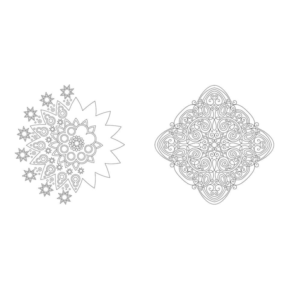 image 1 of Mindful Colouring Adult Book Assortment