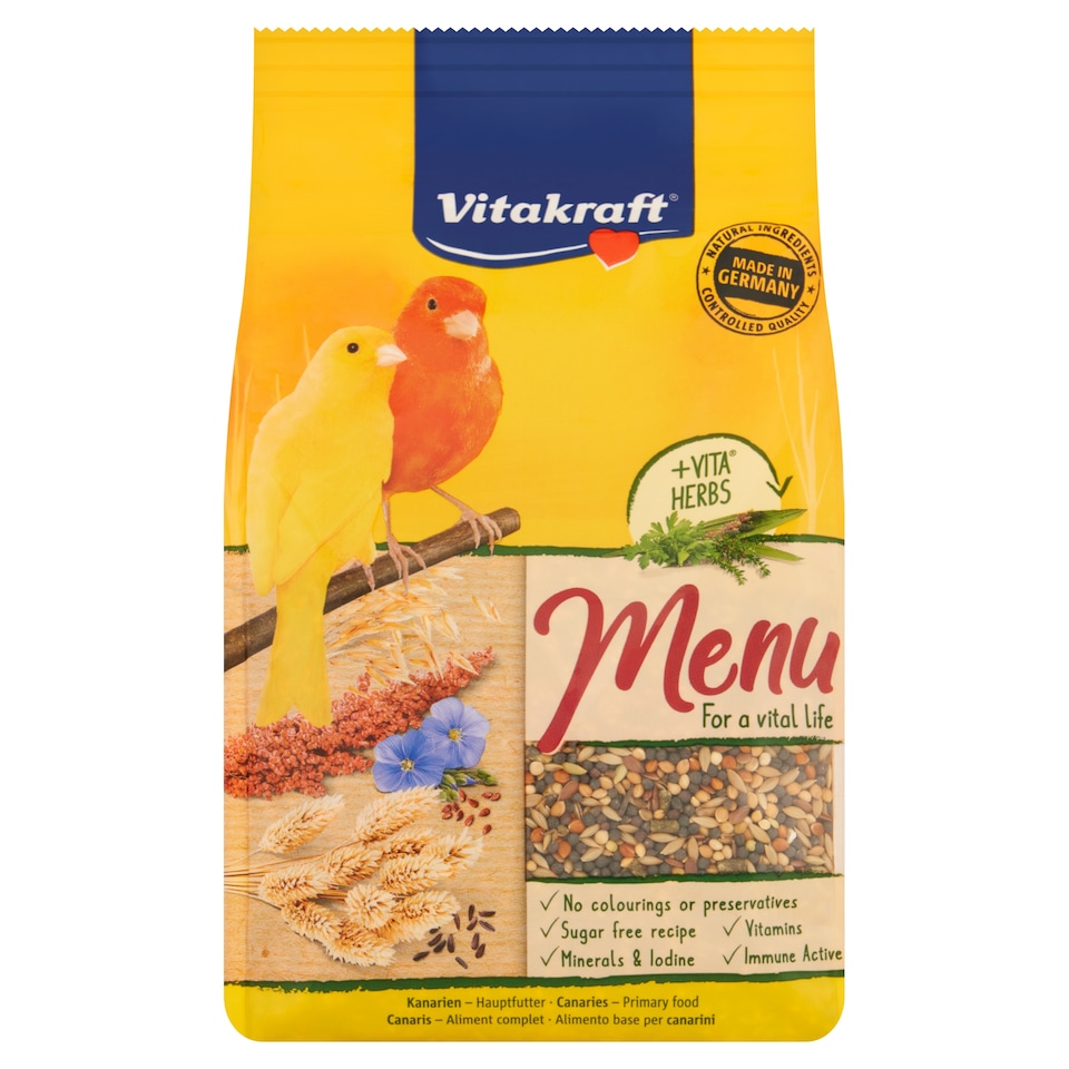 Vitakraft Menu Vital Vita Herbs Canary Food 500g