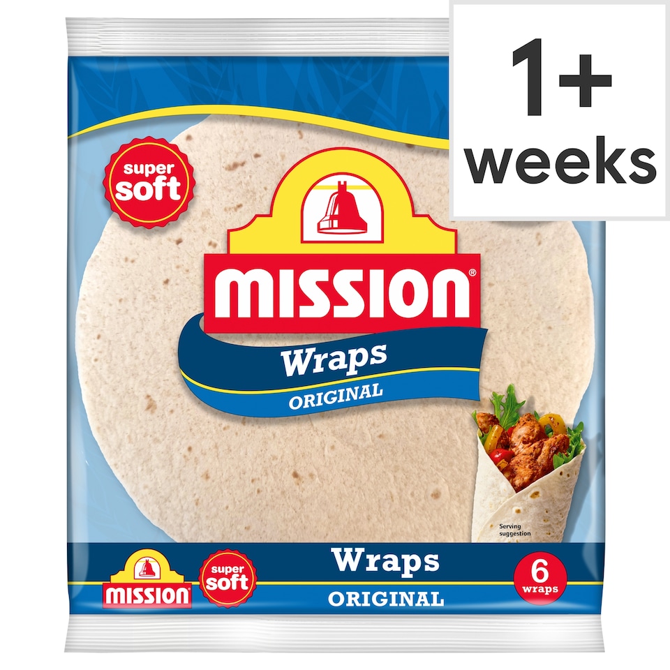 image 1 of Mission Original Tortilla Wraps 6 Pack