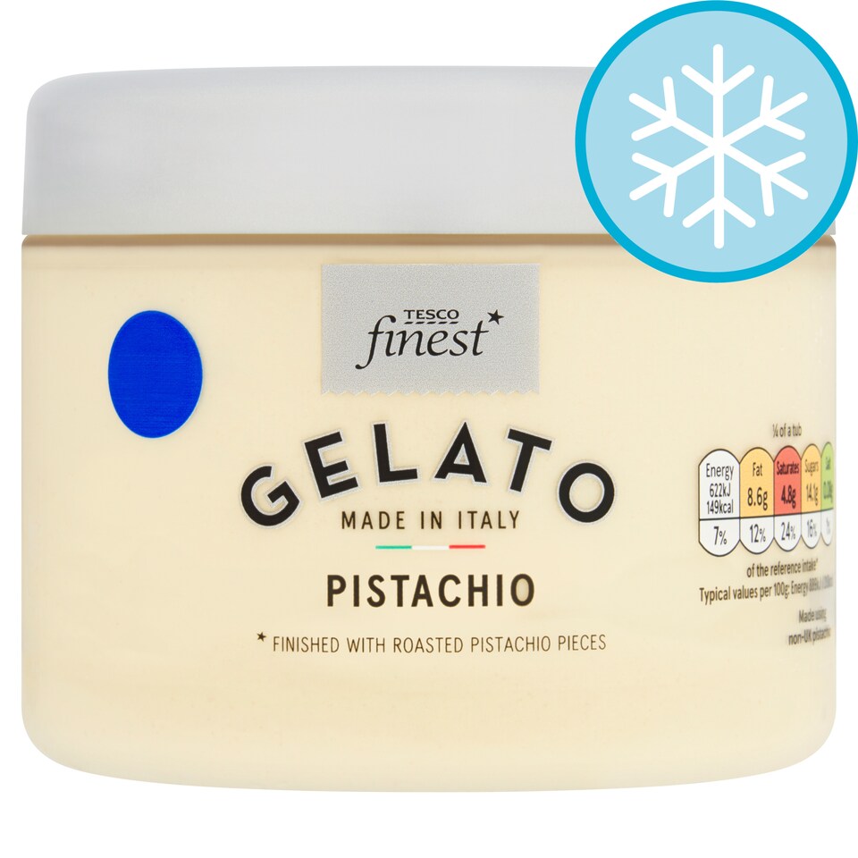 Tesco Finest Pistachio Gelato 480ml