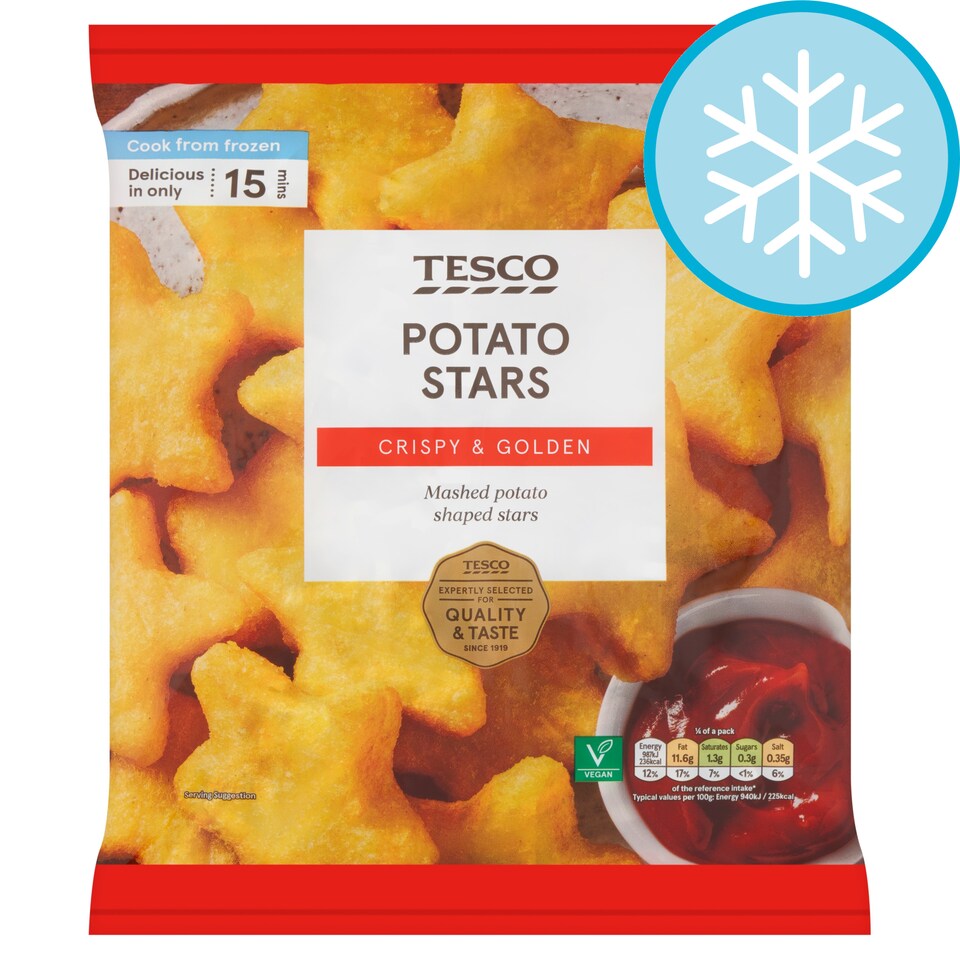 Tesco Potato Stars 500G