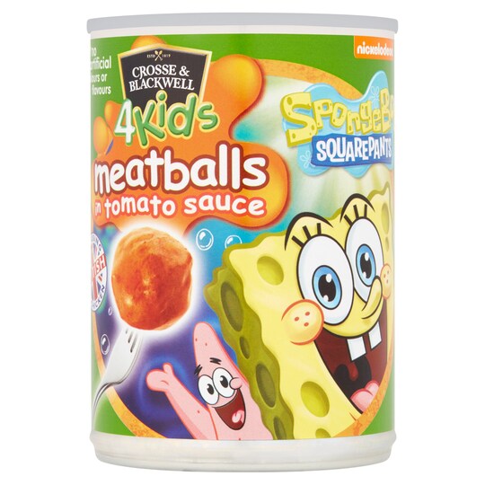 Crosse And Blackwell 4 Kids Meatballs In Tomato Sauce 370G Tesco