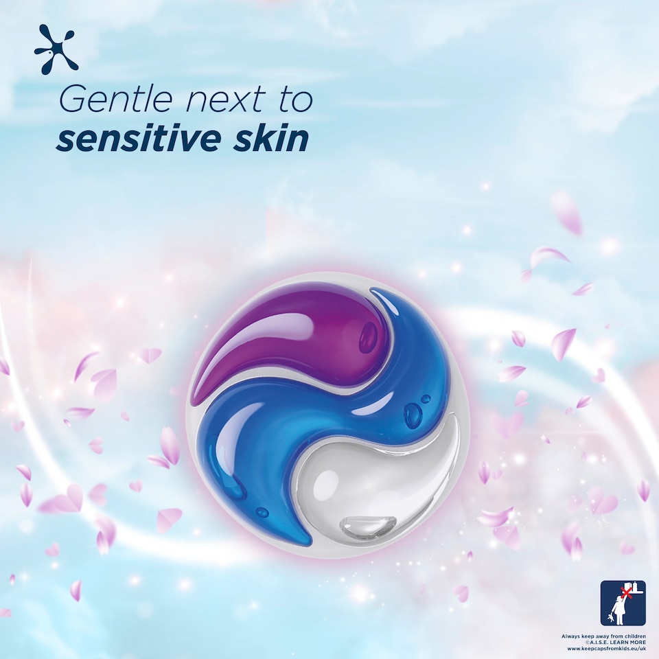 image 1 of Persil Pure Heaven Scent Non Bio Laundry Washing Detergent Capsules 44 Washes 928g