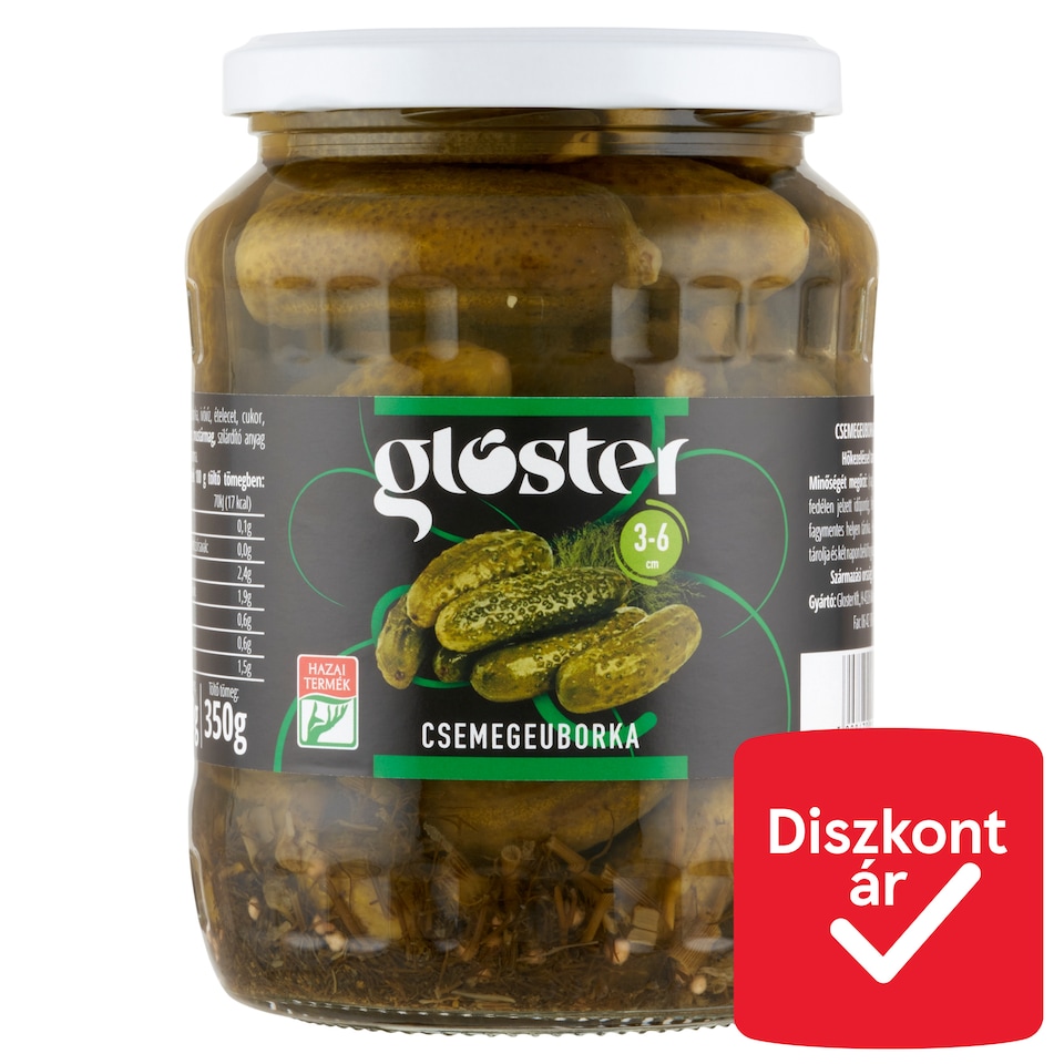 Gloster Pickled Gherkins 3-6 cm 680 g