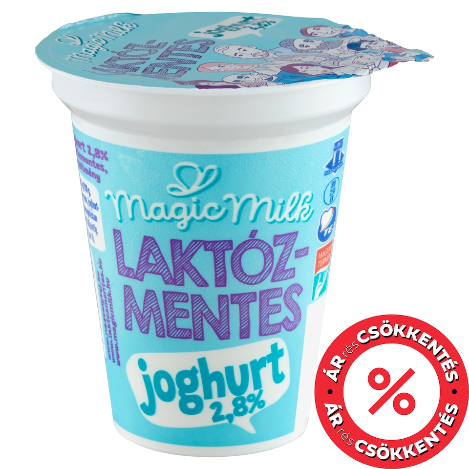 Magic Milk Lactose-Free Low-Fat Unflavoured Yoghurt with Live Culture 150 g