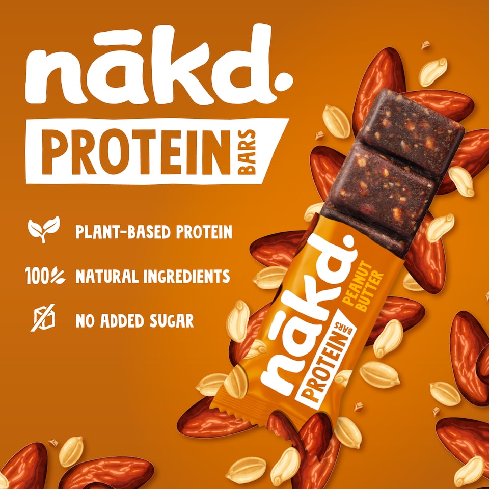 image 1 of nakd. Protein Peanut Butter Bar 45g