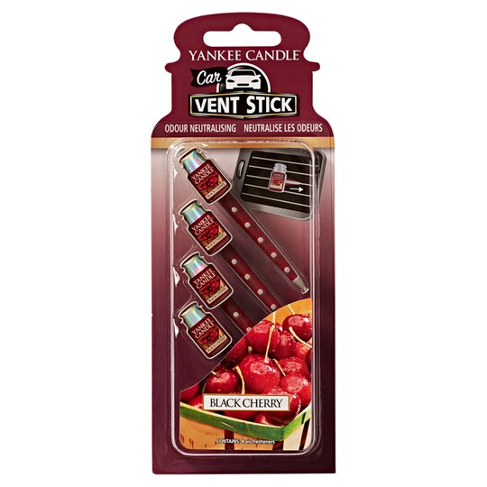 Yankee Candle Black Cherry Vent Car Air Freshener Tesco Groceries