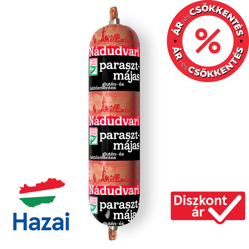 Nádudvari glutén- és laktózmentes paraszt májas 100 g