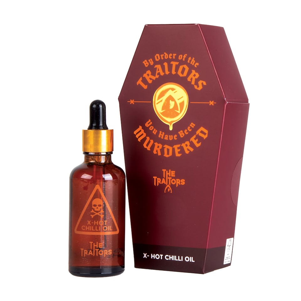 image 1 of The Traitors Hot Chilli Flavoured Sunflower Oil 45Ml Gift Set