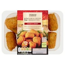 Tesco 12 Ham & Cheese Croquettes 240G