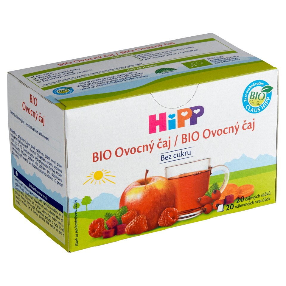Obrázek 1 pro produkt HiPP Bio ovocný čaj 20 sáčků 40g
