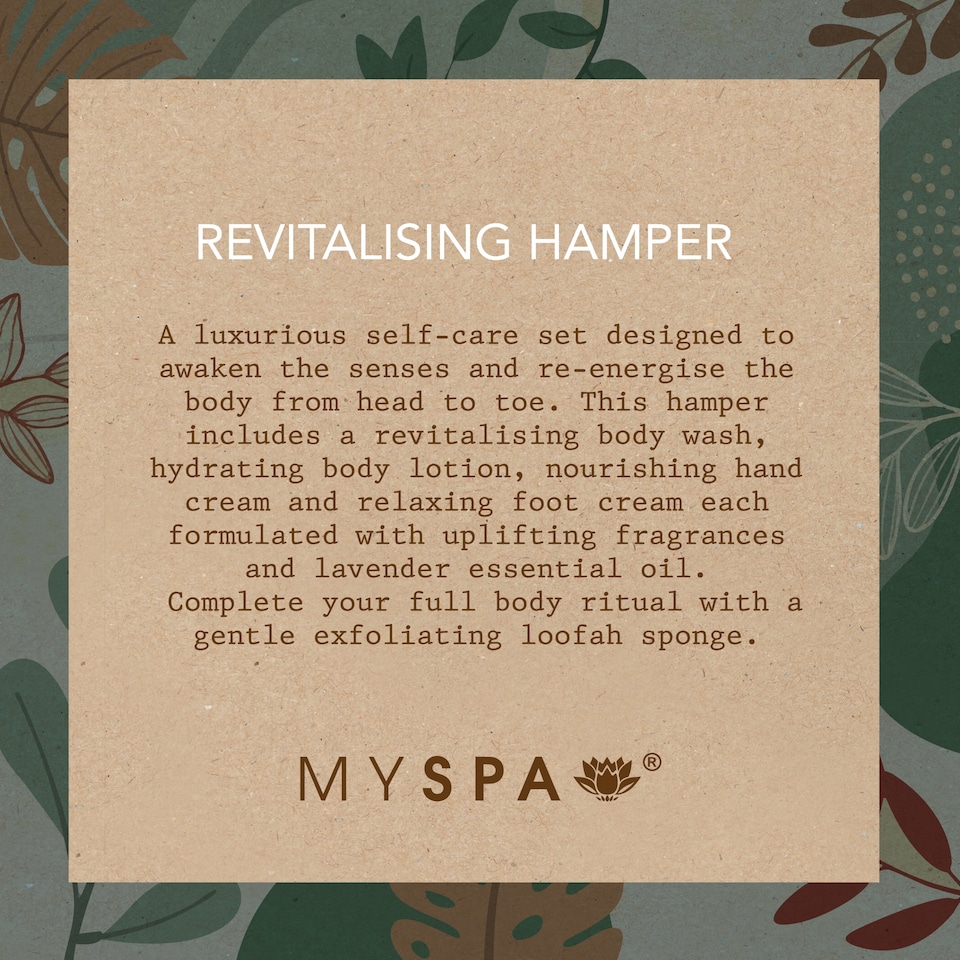 image 1 of My Spa Revitalising hamper 2 x 75ml, 1 x 360ml, 1 x 200ml