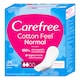 image 1 of Carefree Cotton Panty Liners Unscented 56 Pack
