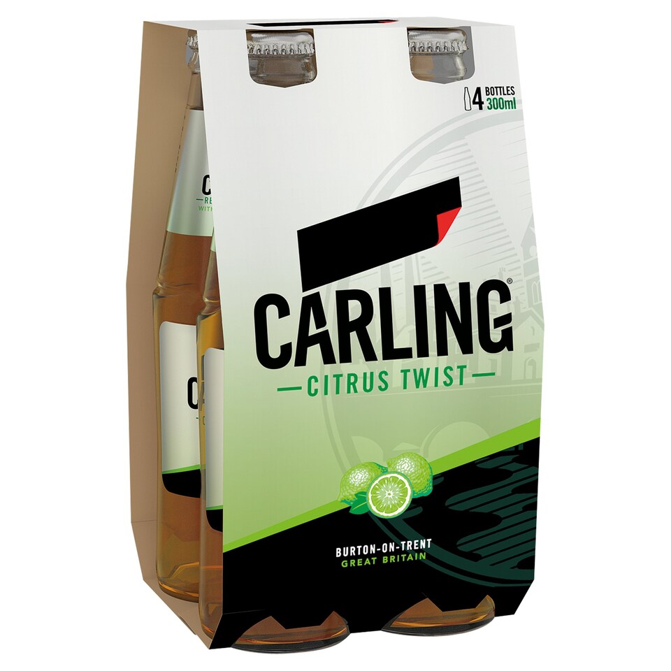 Carling Zest Citrus 4x300ml