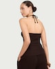 image 3 of F&F Textured Halterneck Co-ord Top in Brown