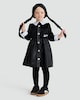 image 1 of Wednesday Addams 2-Piece Fancy Dress Costume in Black
