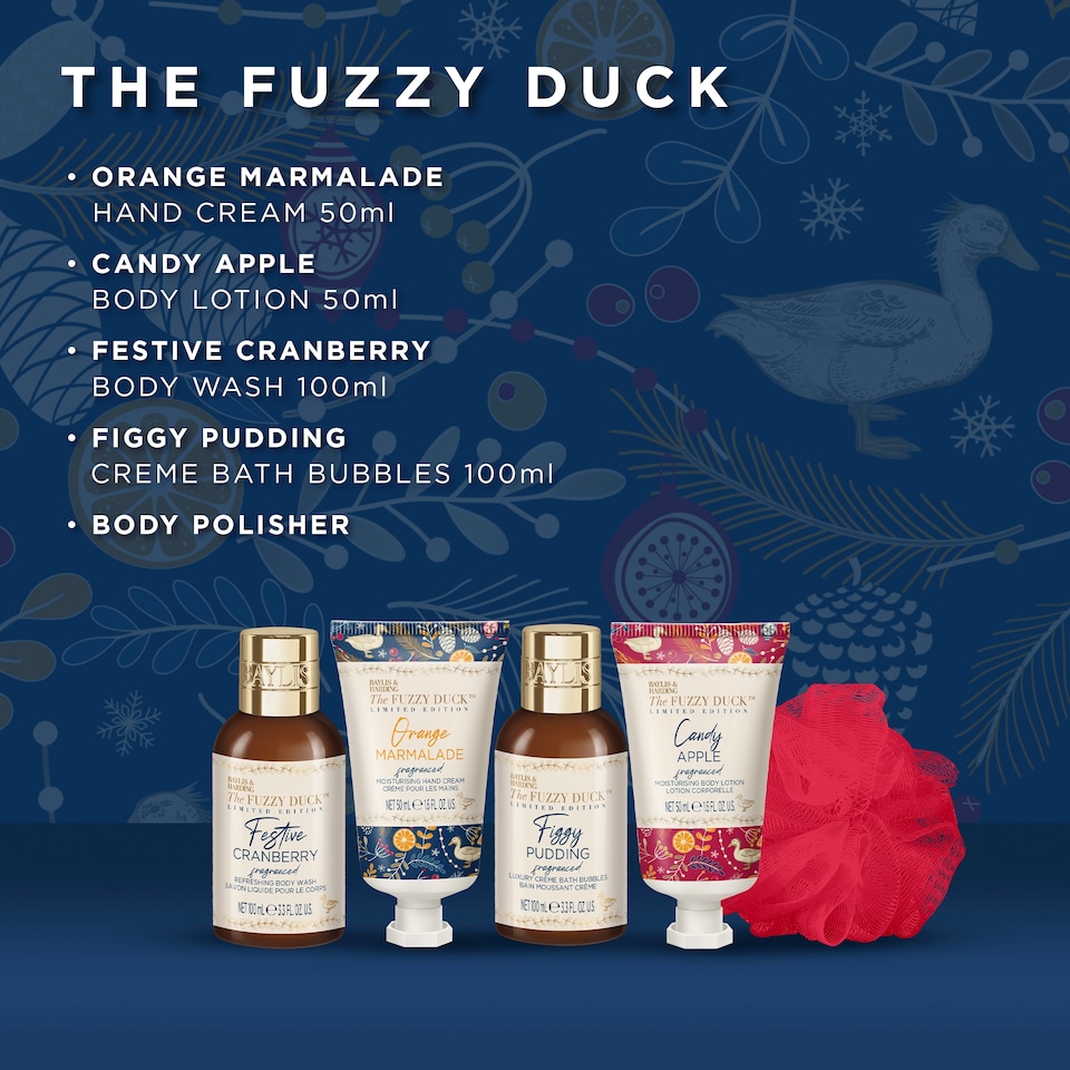 image 1 of Baylis & Harding The Fuzzy Duck Winter Wonderland Luxury Bauble Pamper Tin Gift Set
