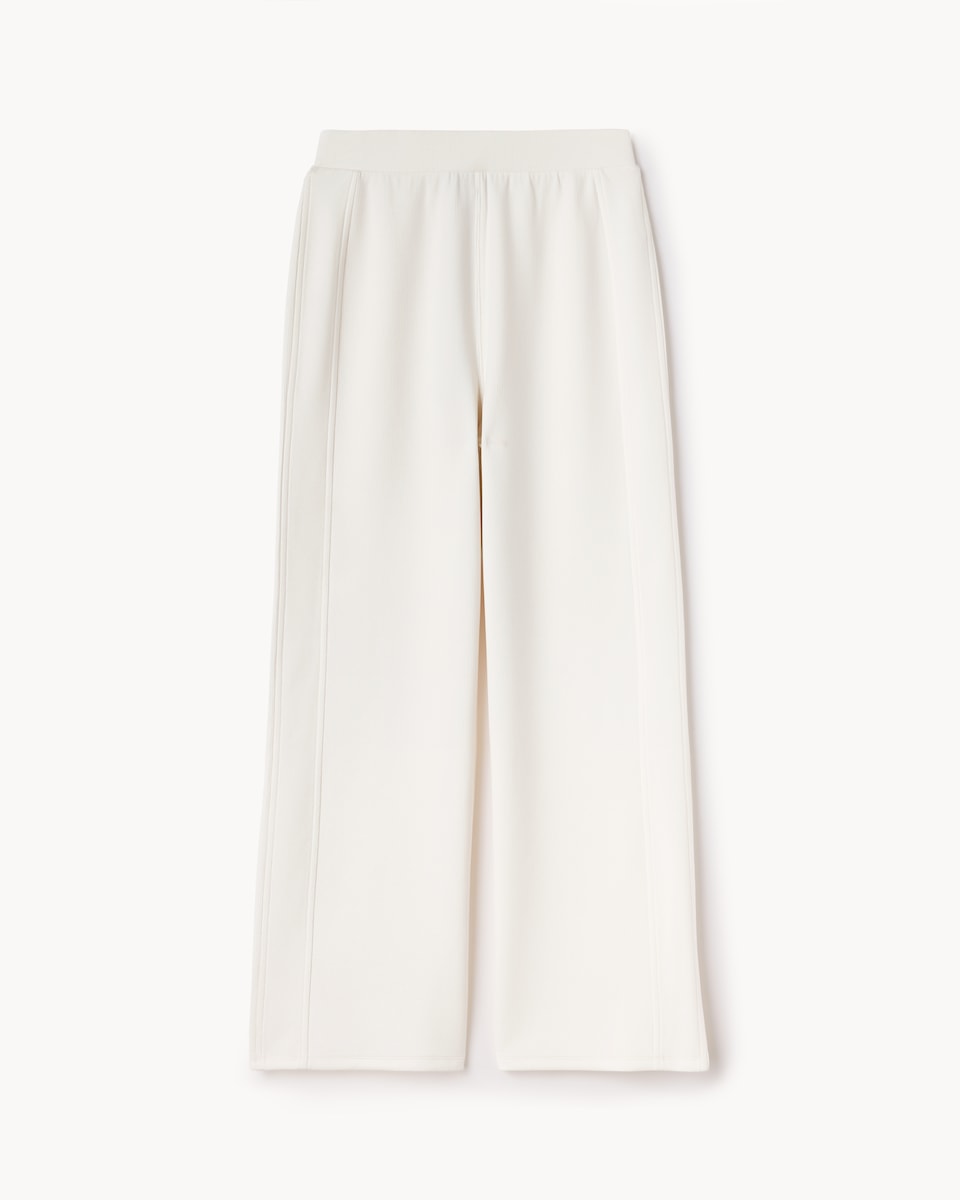 F&F Active AFTERCLASS Wide Leg Joggers in Cream