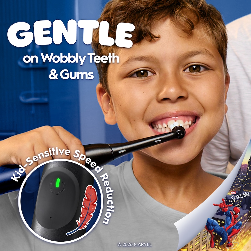 image 1 of Oral-B iO Kids 6+ Spiderman Edition Electric Toothbrush