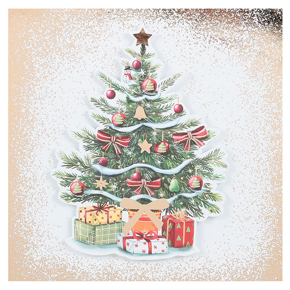 Tesco Luxury Tree Cards 6 Pack