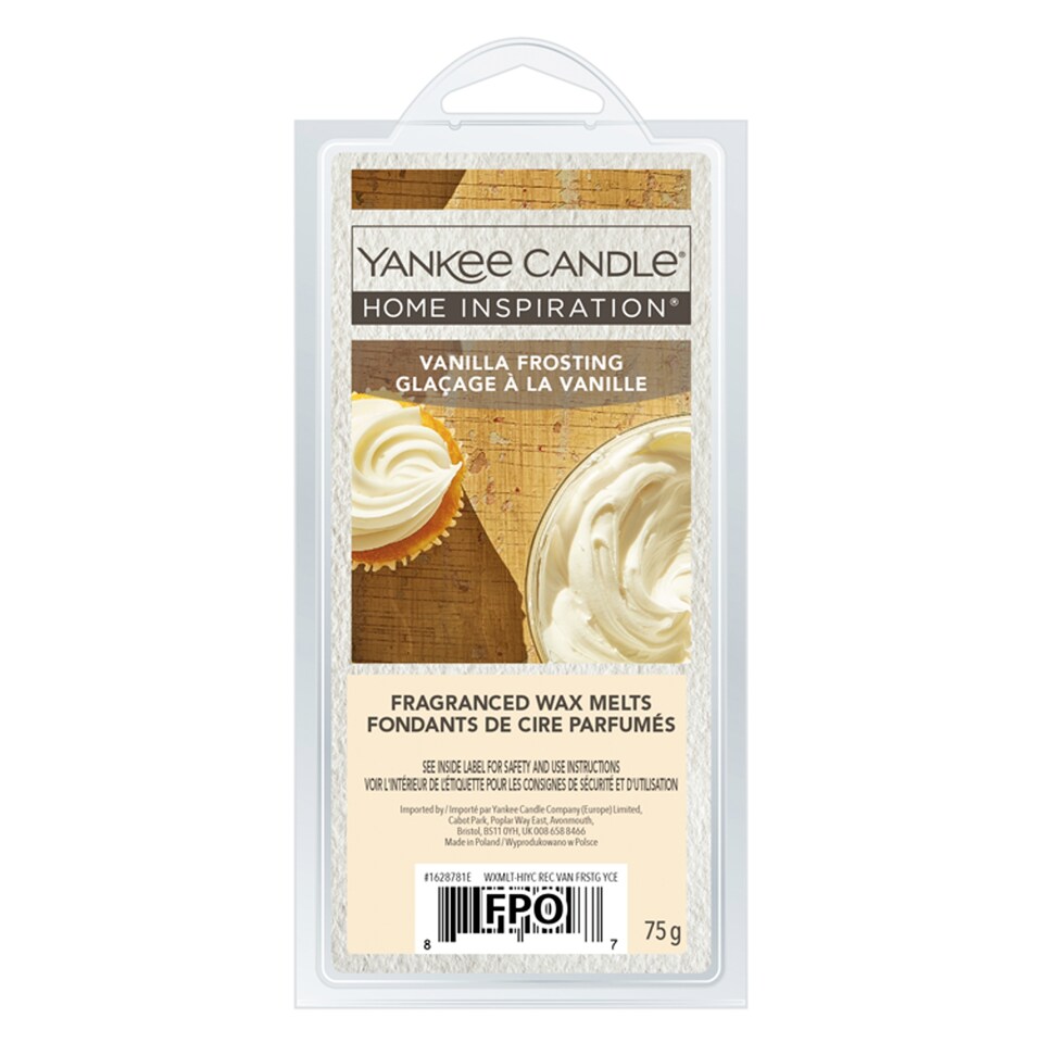 Yankee 6 Wax Melts Vanilla Frosting