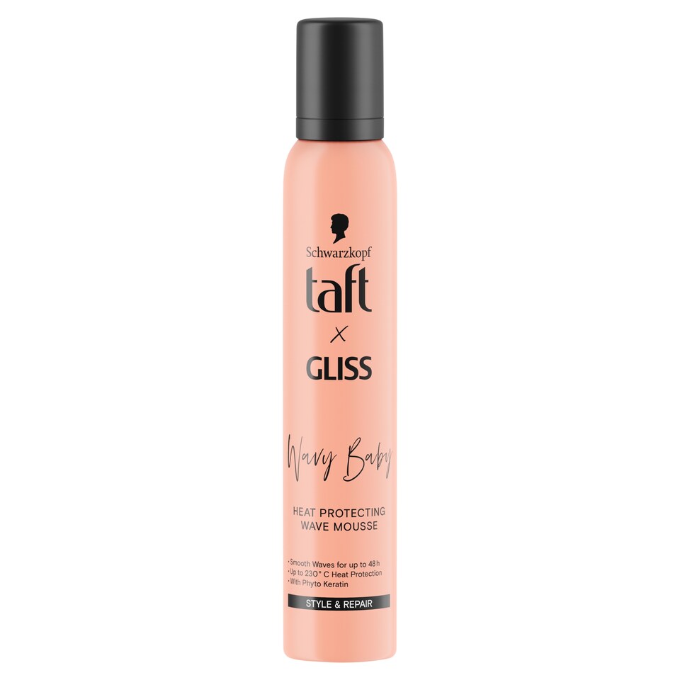 Taft x Gliss hővédő hullám hajhab 200 ml