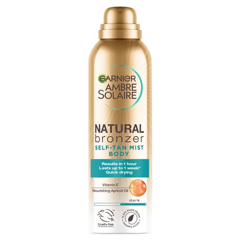 image 1 of Garnier Ambre Solaire No Streaks Bronzer S/Tan Body Mist 150Ml