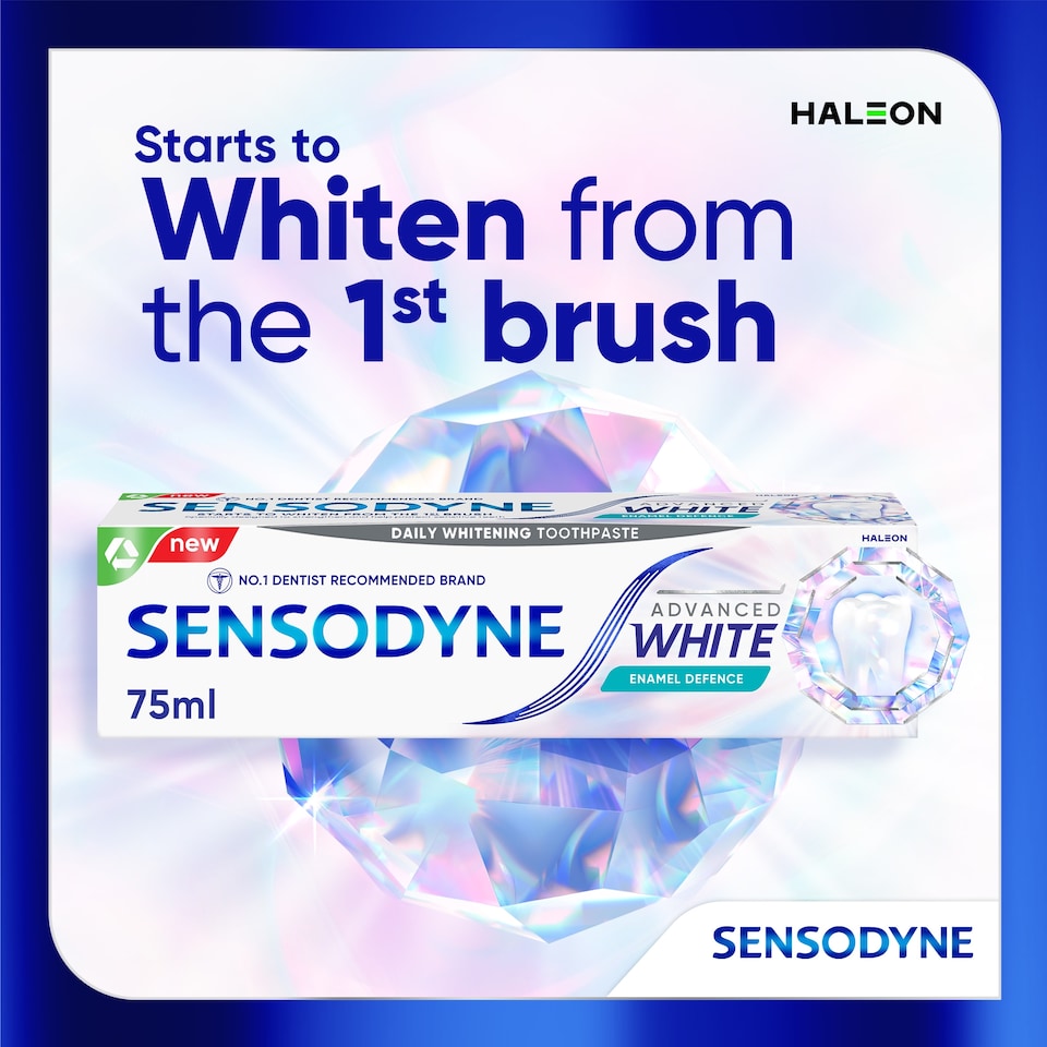 image 1 of Sensodyne Advanced White Enamel Defence Toothpaste 75ml