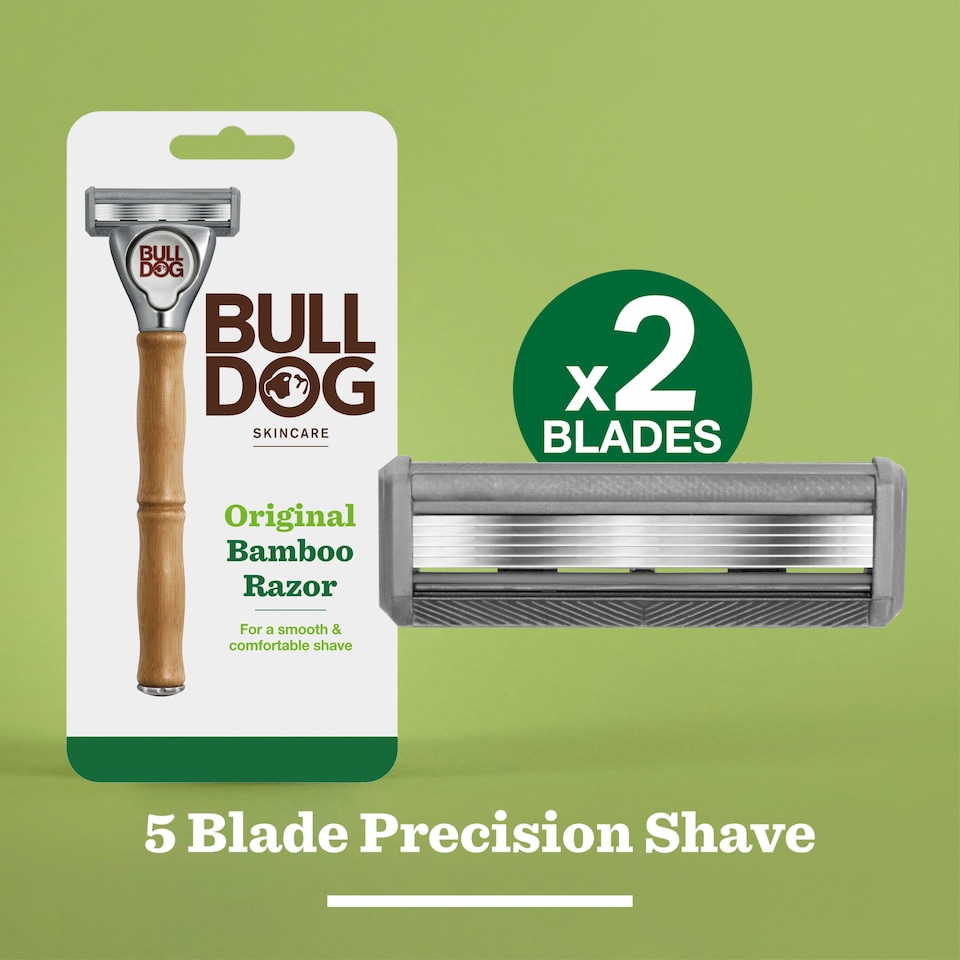 image 1 of Bulldog Skincare Original Bamboo Men’s Razor