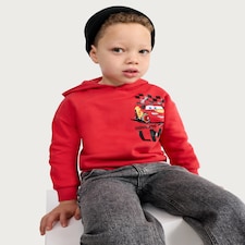 Disney Lightning McQueen Cotton Rich Hoodie in Red