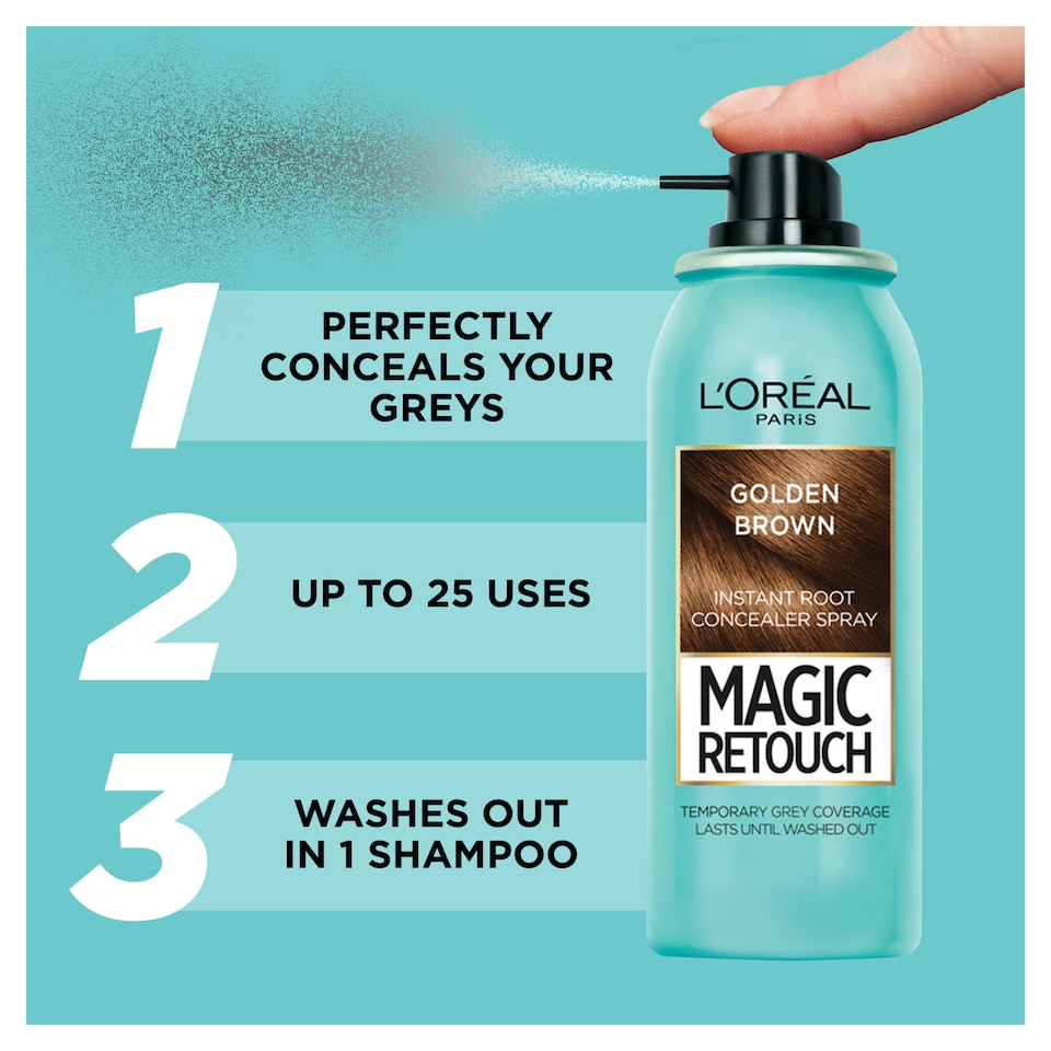 image 1 of L'Oreal Paris Magic Retouch 10 Golden Brown 75ml