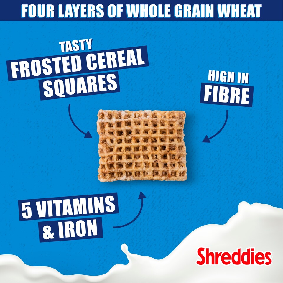 image 1 of Nestlé Shreddies Frosted Cereal 500g