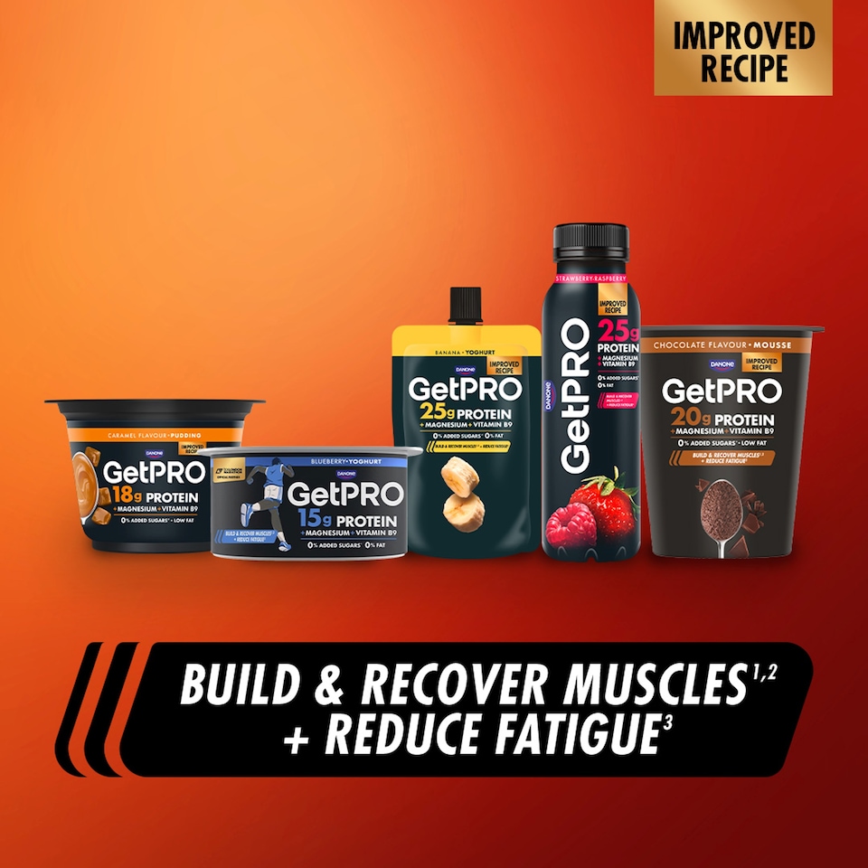 image 1 of GetPro 25g Mango High Protein Yoghurt Drink 300g
