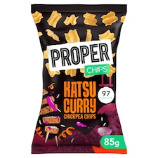 PROPERCHIPS Katsu Curry Chickpea Chips 85G