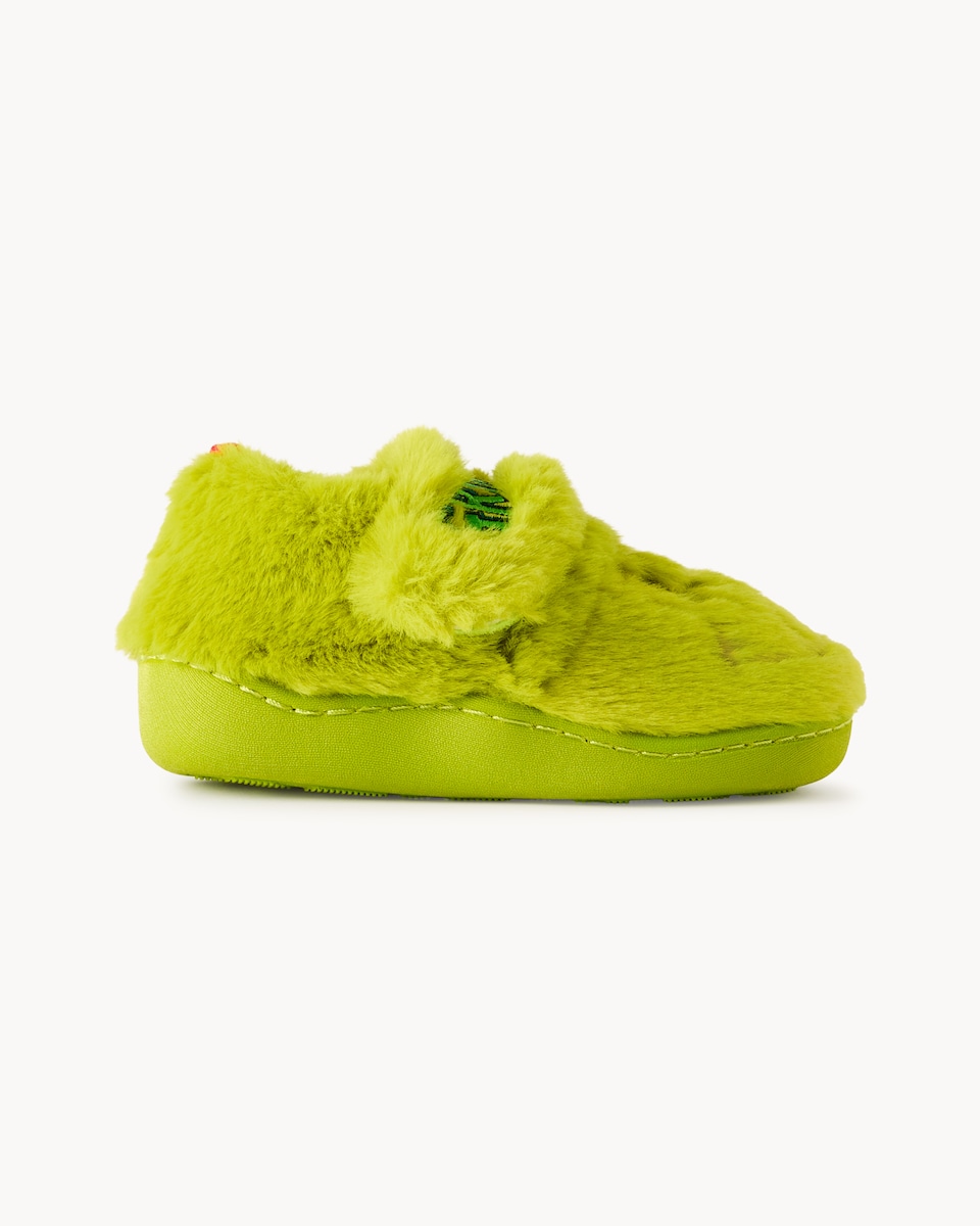 image 1 of The Grinch Cupsole Slippers in Green