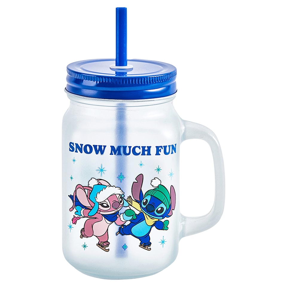Tesco Disney Stitch Drinking Jar