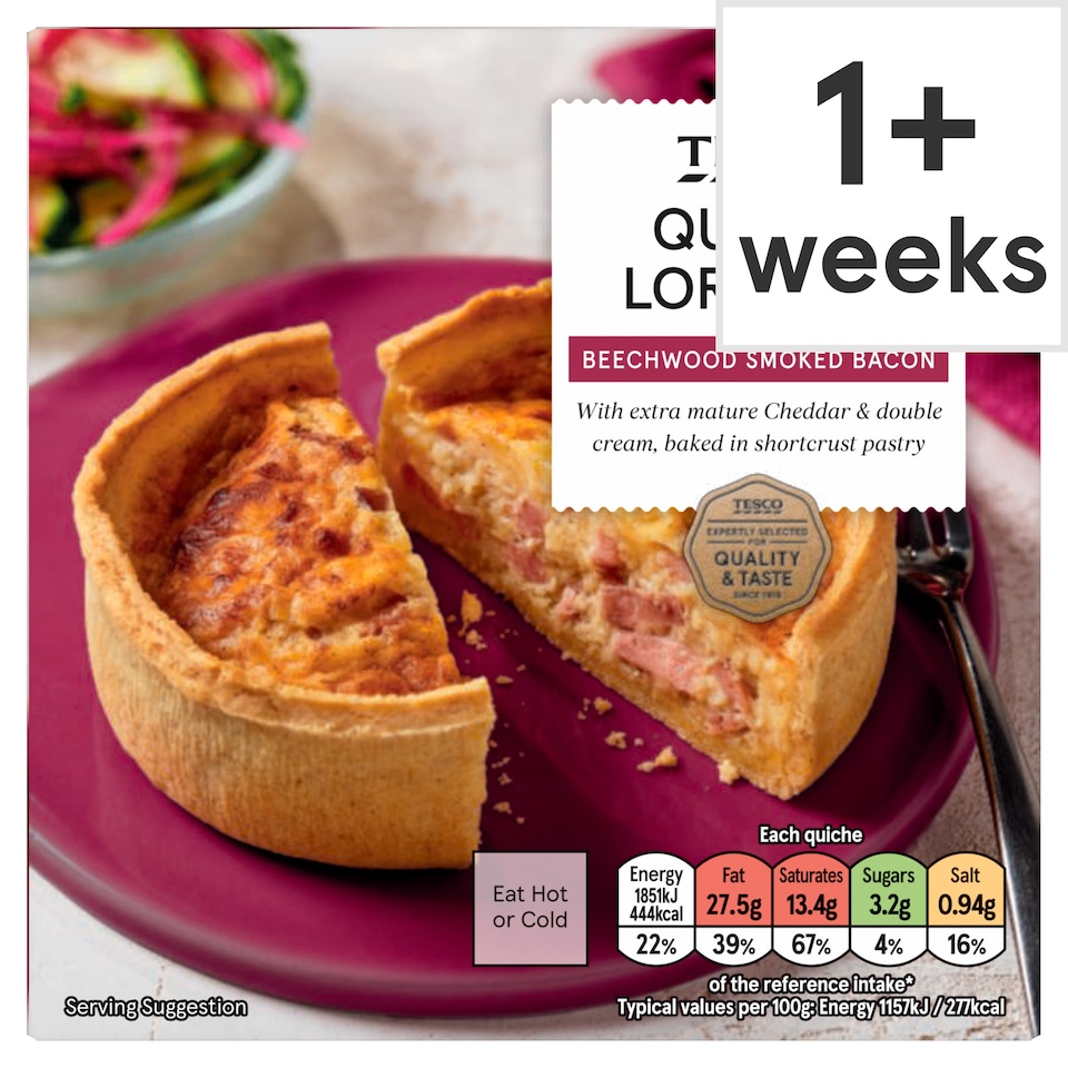 Tesco Quiche Lorraine 160g