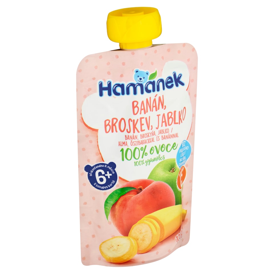 image 1 of Hamánek Banana, Peach, Apple 100g